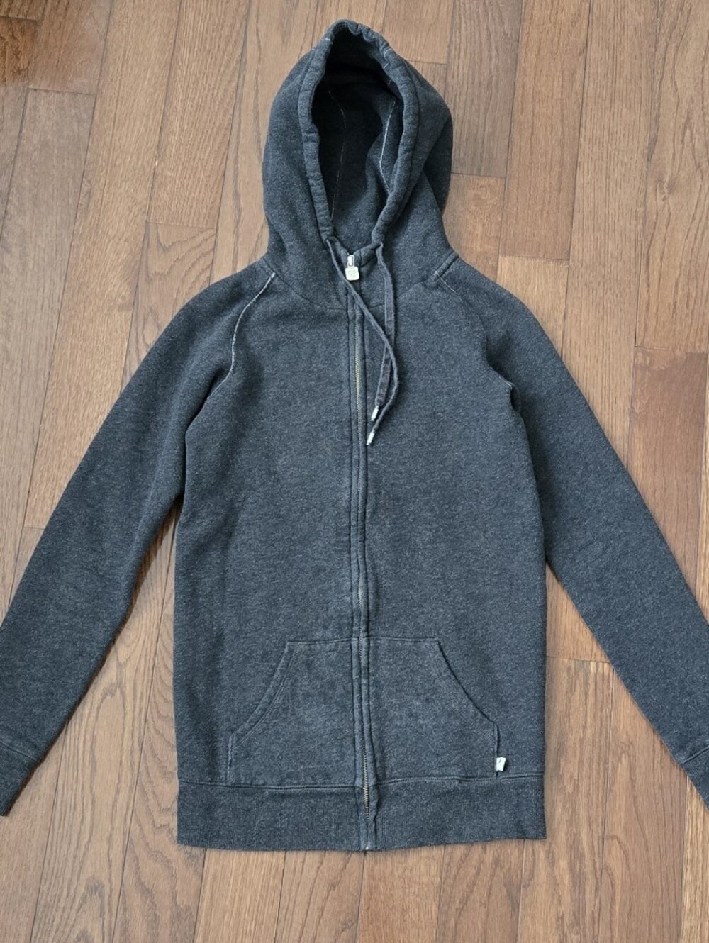 TNA Dark Grey Zip Up Hoodie Size XS